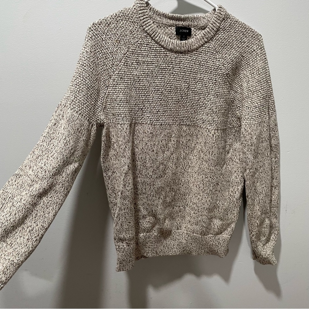 J.Crew marled knit crewneck sweater size small